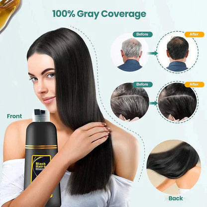 BLACK' HAIR DYE SHAMPOO 3-IN-1 (NO SIDE EFFECT)